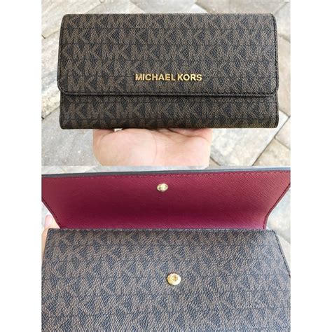 cheap michael kors purse and wallet set|michael kors signature wallet brown.